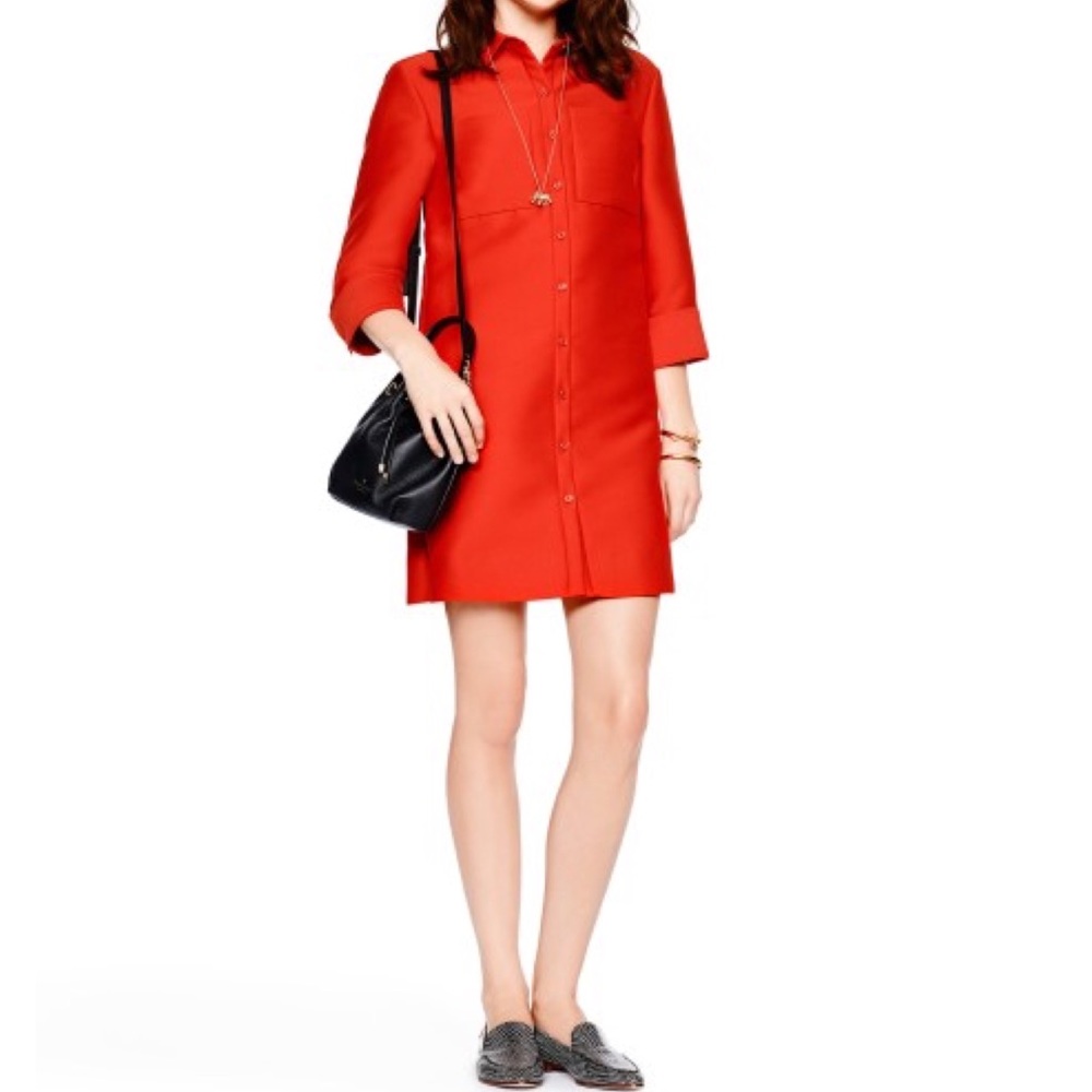 Kate Spade The Madison Avenue Collection Bright Red Daylin Dress